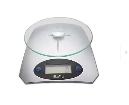 Gramera 5Kg/1g digital color plateado