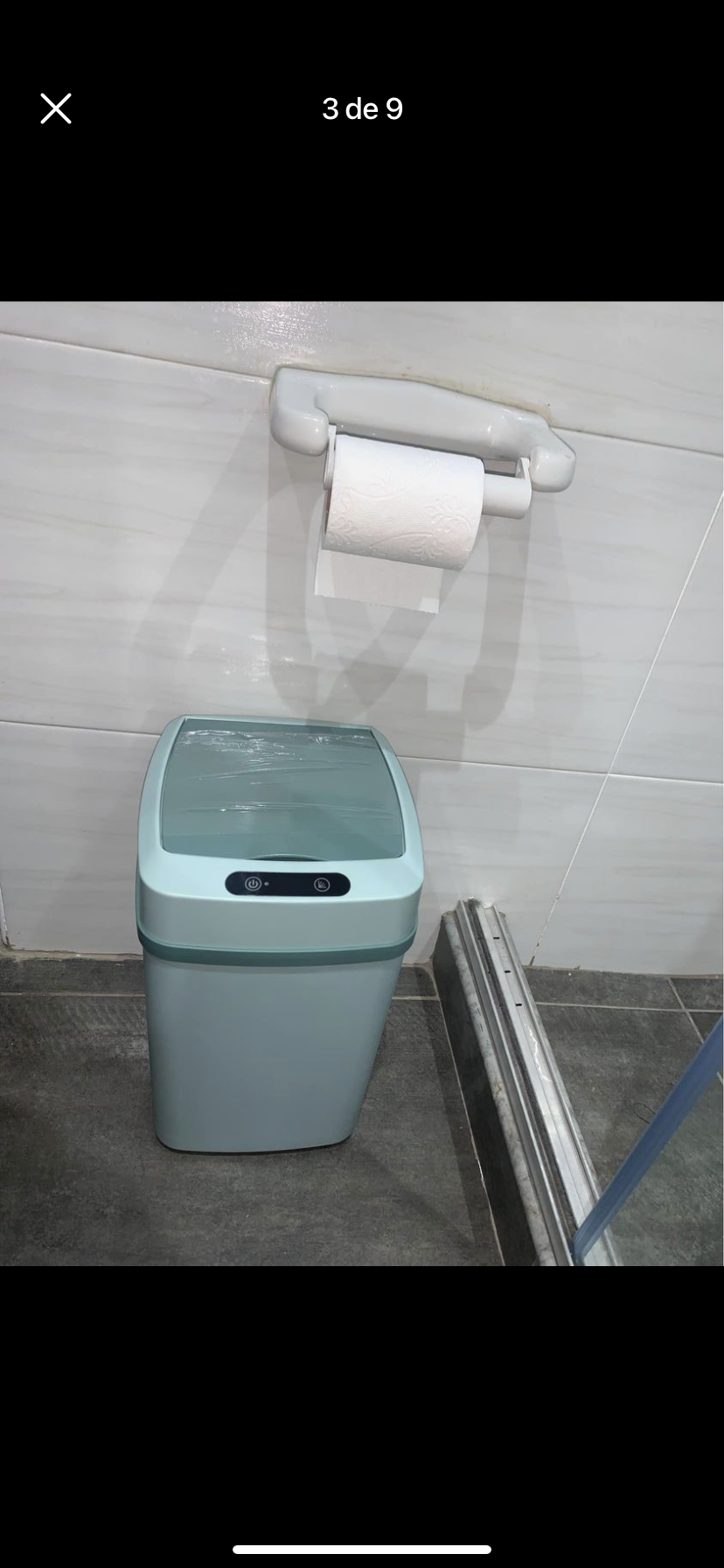 Papelera inteligente de sensor 10 litros