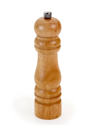 Pimentero de madera económico de 20 cm
